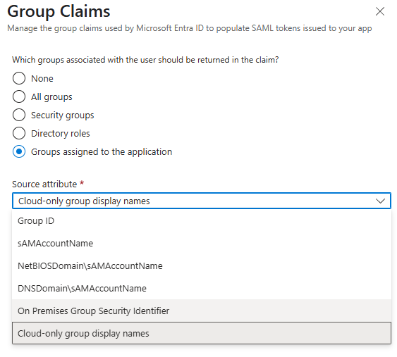 Claim groups